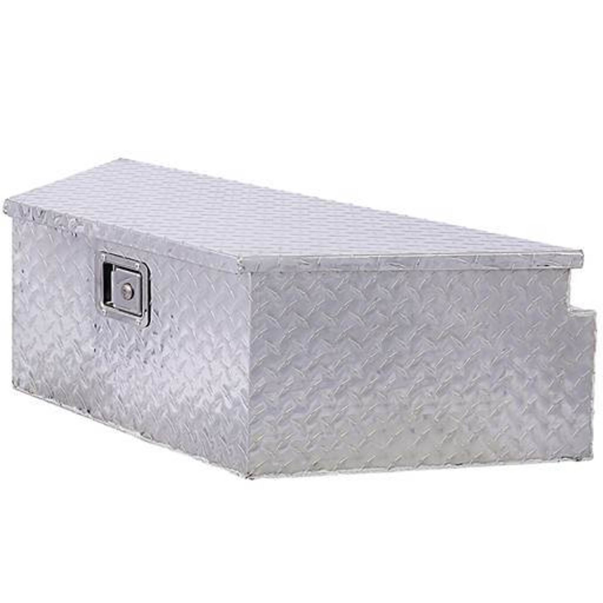 39-inch Aluminum Truck Bed Tool Box w/lock keys, silver, BAC-W46581852